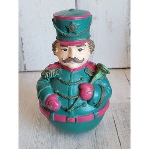 Carlton Cards soldier Nutcracker figure horn xmas home decor